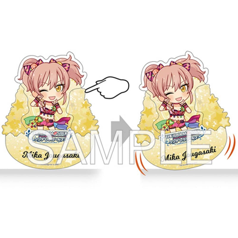 【新品】アイドルマスター シンデレラガールズ 揺れているアクリル ぷちデレラ Orange Sapphire 城ヶ崎美嘉＋Ver. / つくり 発売日:2023年08月頃