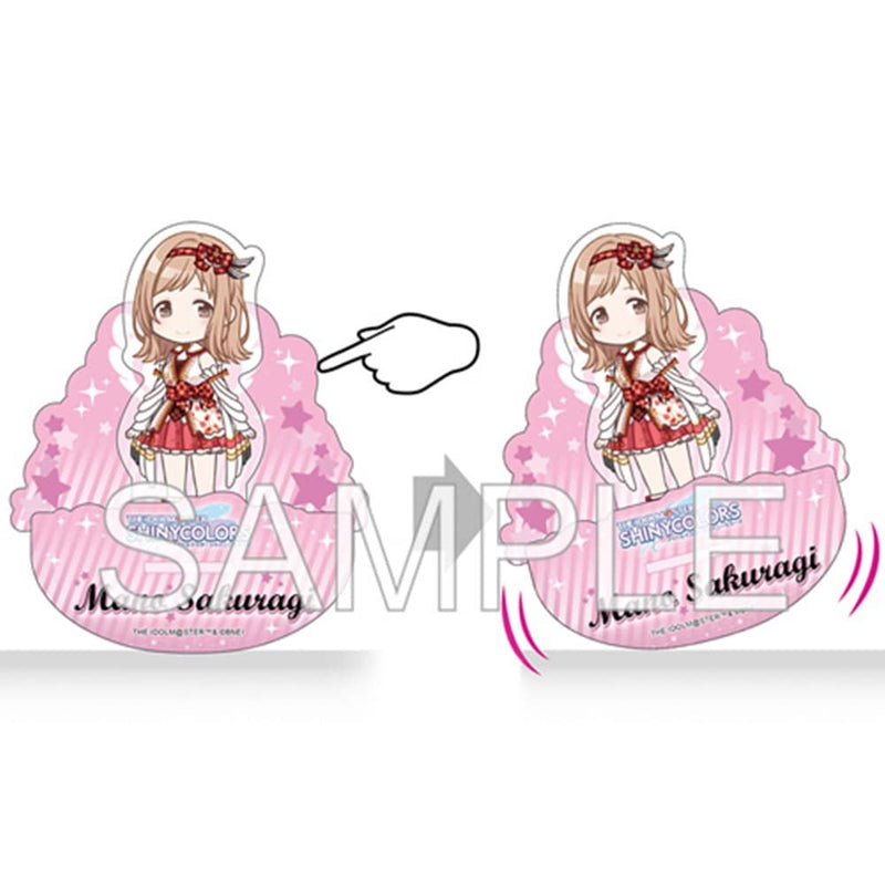 【新品】アイドルマスター シャイニーカラーズ 揺れているアクリル 「しじまに華ひととき 櫻木真乃」Ver. / つくり 発売日:2023年12月頃