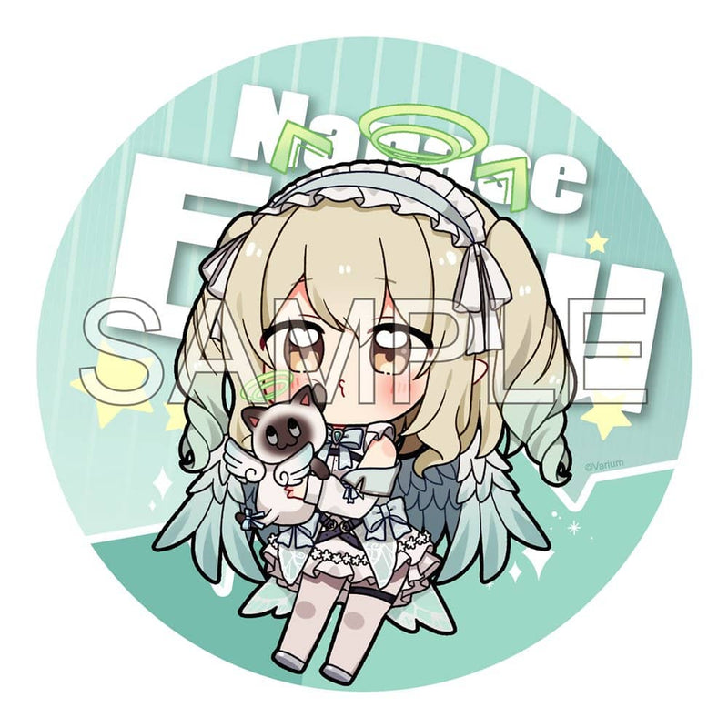 【新品】Vtuber Varium 七瀬 える 100mm缶バッジ 2023夏描き下ろしSDイラスト / つくり 発売日:2023年10月頃