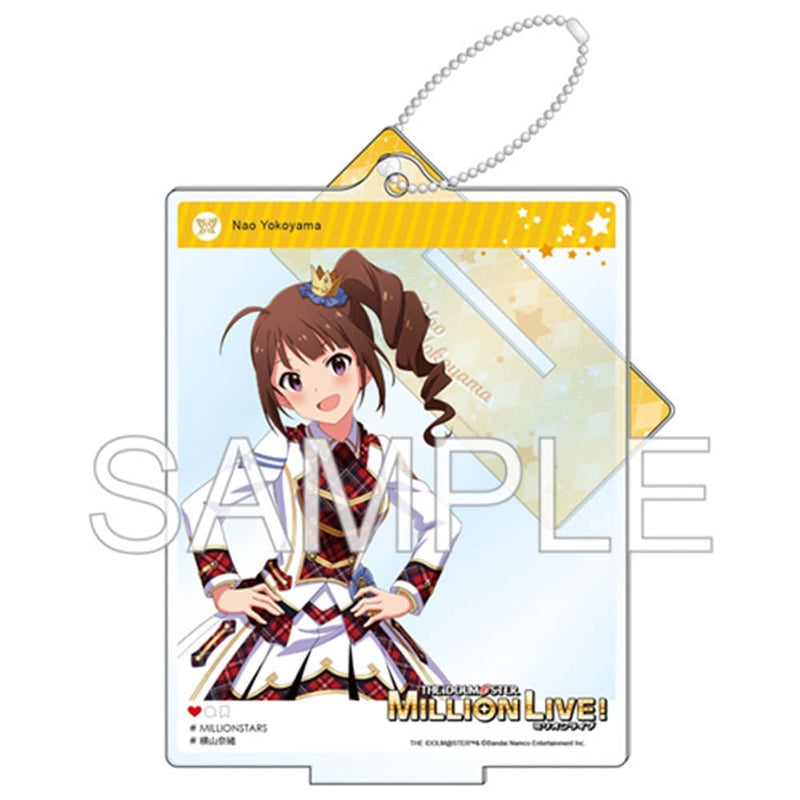 【新品】アイドルマスター ミリオンライブ！ 自撮り風アクリルスタンド 「横山奈緒+」Ver. / つくり 発売日:2023年12月頃