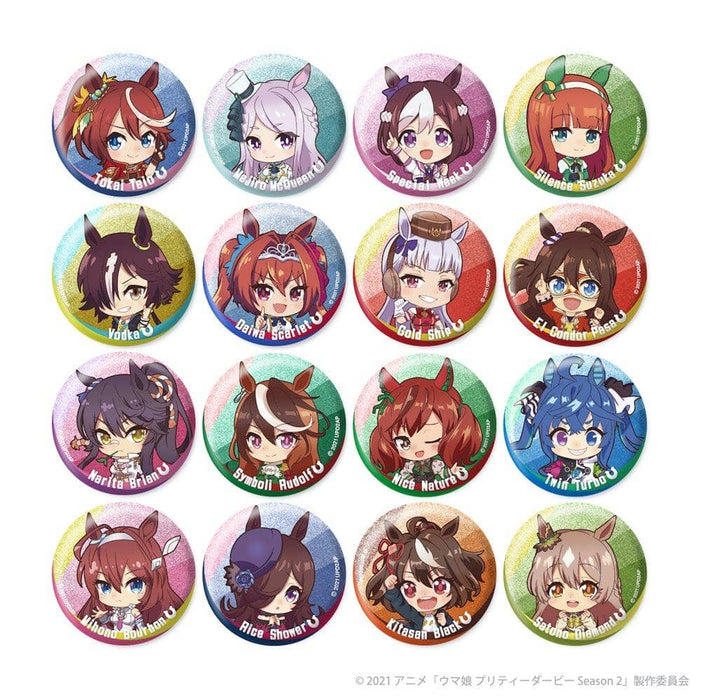 【新品】ウマ娘 プリティーダービー Season 2 輝く!グリッター缶バッジ 1BOX / グレイ・パーカー・サービス 発売日:2021年11月頃