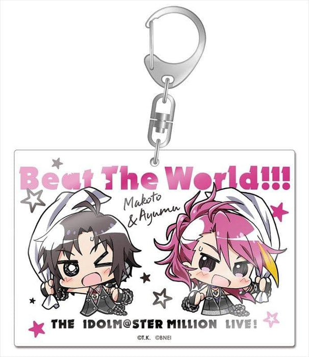 [New] Minicchu Idol Master Million Live! Acrylic Keychain Makoto Kikuchi & Ayumu Maihama / Gift Release Date: February 28, 2018