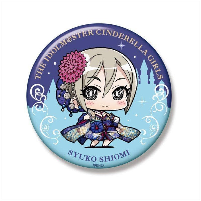 [New] Minicchu The Idolmaster Cinderella Girls Big Can Badge Shuko Shiomi Utsutsu no Hana Pattern ver. / Phat! Release Date: May 2019