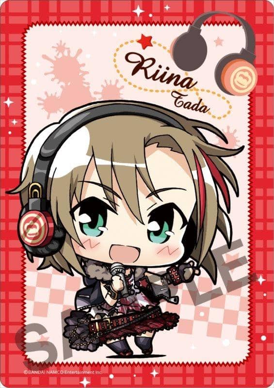 [New] Minicchu Idolmaster Cinderella Girls Mouse Pad Riina Tada Rock the Beatver. / Gift Release Date: Around August 2019