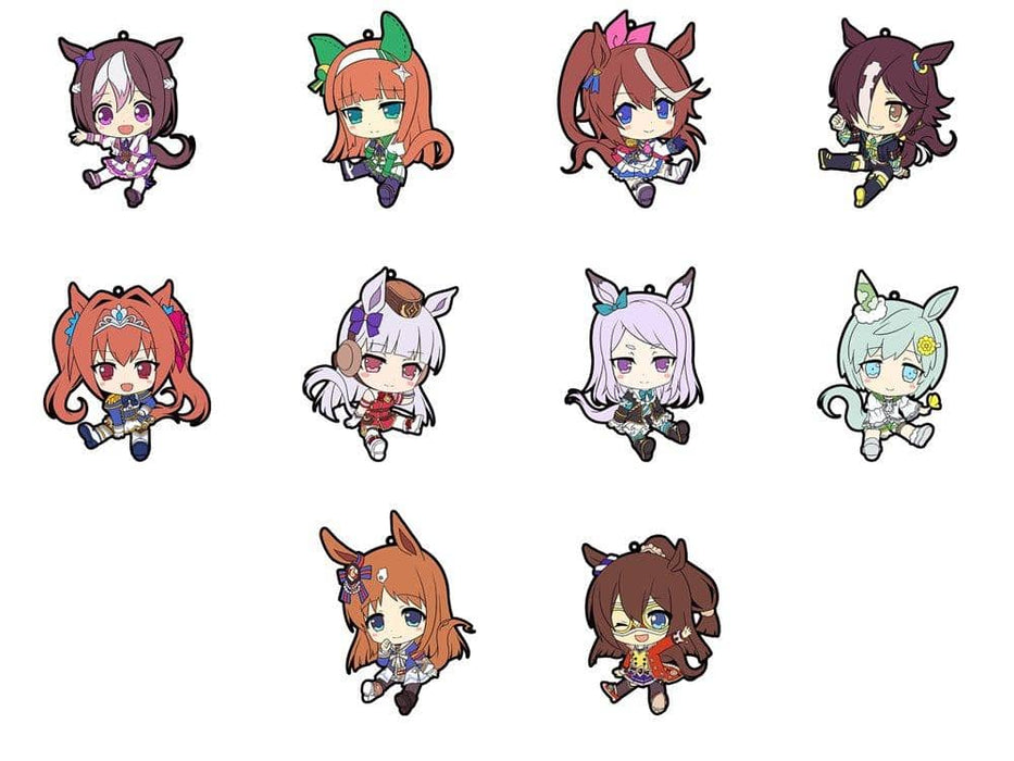 [New] Uma Musume Pretty Derby Petan Musume Trading Rubber Strap 10 Pieces BOX (Resale) / Penguins Parade Release Date: Around November 2021