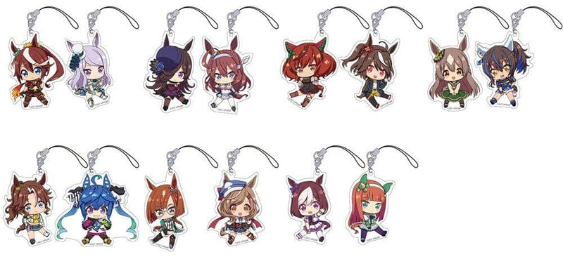 【新品】ウマ娘 プリティーダービー Season2 ぺたん娘トレーディングアクリルストラップ（再販） 1BOX / ペンギンパレード 發售日:2021年09月頃