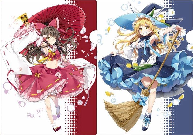 東方Projectクリアファイルセット 霊夢＆魔理沙 春祭り2019