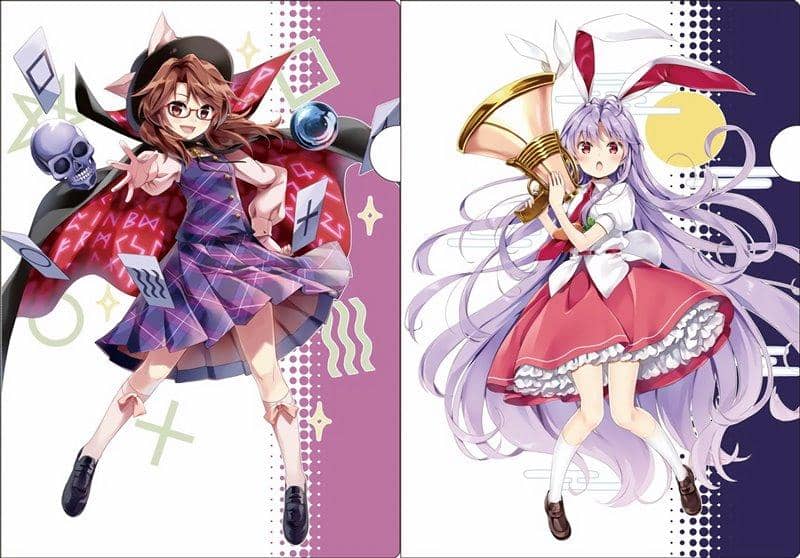 東方Projectクリアファイルセット 鈴仙イナバ＆菫子 春祭り2019
