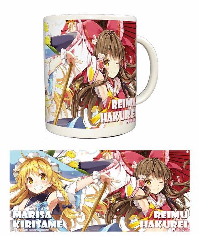 Touhou Project Full Color Mug Reimu & Marisa Spring Festival 2019