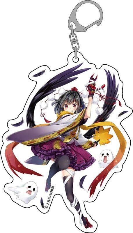 東方Projectジャンボアクリルキーホルダー 射命丸文 秋祭り2019