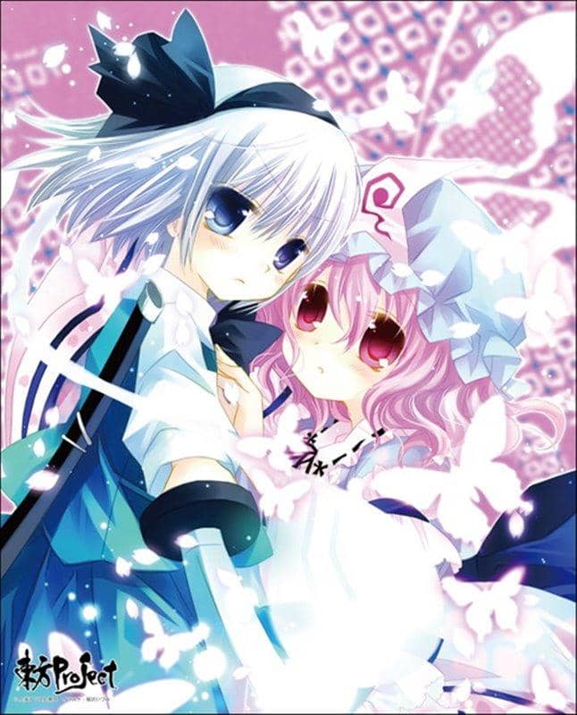 [新]东方Project定制画布艺术系列No.051（妖梦金白，西行寺悠悠子）/ Axia Co., Ltd. 发售日期：2020年12月左右