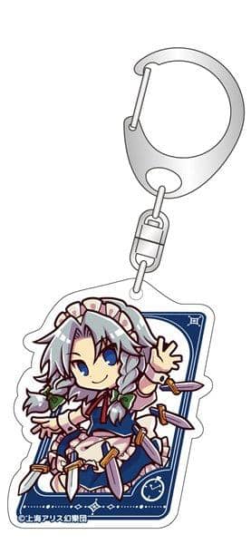 【新品】東方Project とびだすたいる！アクリルキーホルダー Part2 十六夜咲夜 / アクアマリン 発売日:2017年04月30日