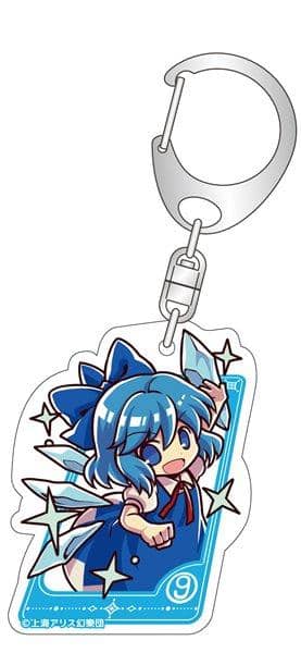 【新品】東方Project とびだすたいる！亞克力鑰匙圈 Part2 琪露諾 / Aqua Marine 發售日：2017年04月30日