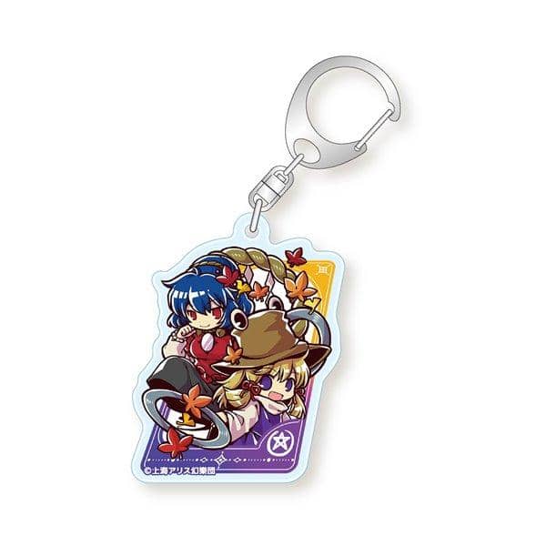 【新品】東方Project 跳出風格！亞克力鑰匙圈 Part4 濱矢 諏訪子＆八坂 神奈子 / 藍寶石 發售日:2017年09月30日
