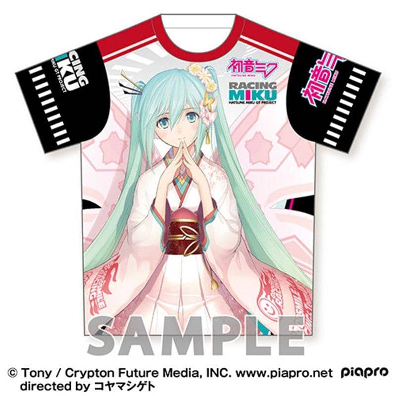 [New] Hatsune Miku GT Project Full Graphic T-shirt Racing Miku Tony Haruka Support Ver. / Aquamarine Release Date: February 28, 2019