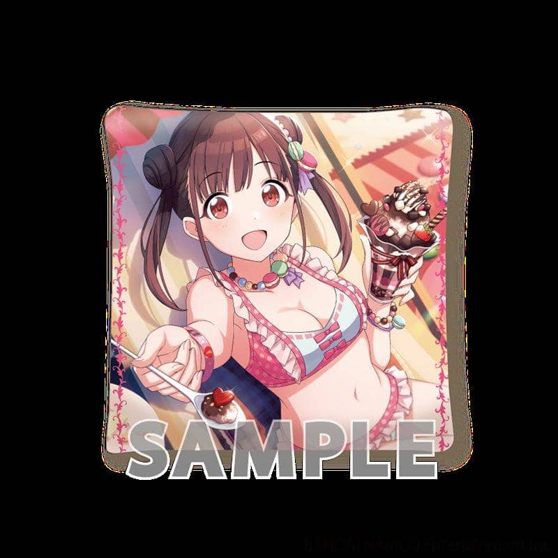 [新]THE IDOLM@STER 闪亮彩色靠垫套 园田千代子 / 海蓝宝石 发售日期：2019 年 4 月左右