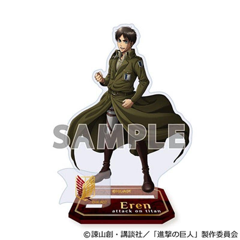 【新品】進撃の巨人　アクリルスタンド エレン / アクアマリン 発売日:2019年04月30日