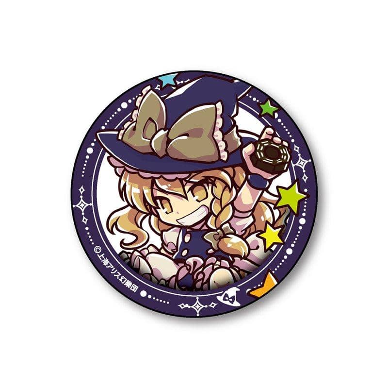 新品】東方Project とびだすたいる！BIG缶バッジ Part.1(霧雨魔理沙