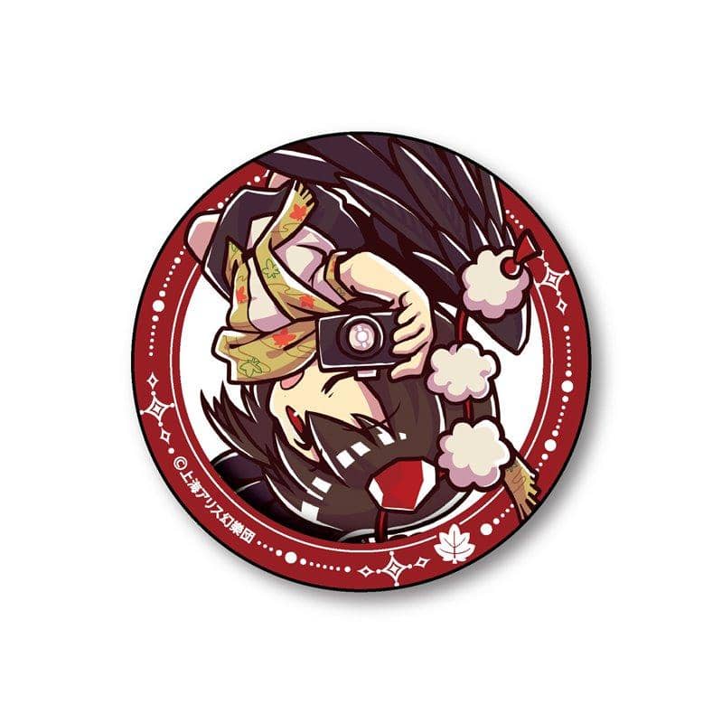 新品】東方Project とびだすたいる！BIG缶バッジ Part.1(射命丸文
