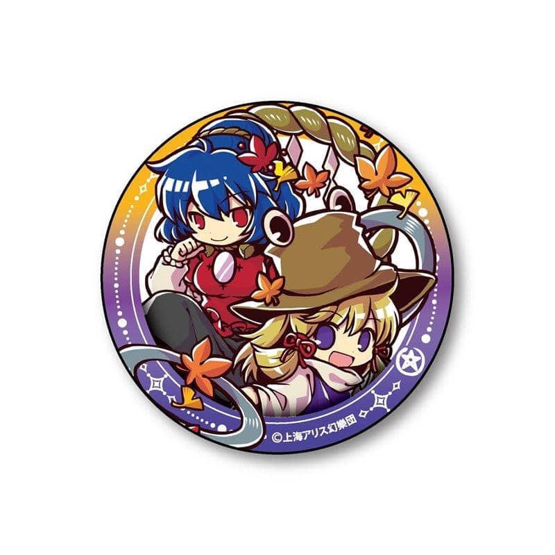 【新品】東方Project とびだすたいる！BIG缶バッジ Part.3(洩矢諏訪子＆八坂神奈子) / アクアマリン 発売日:2017年12月31日