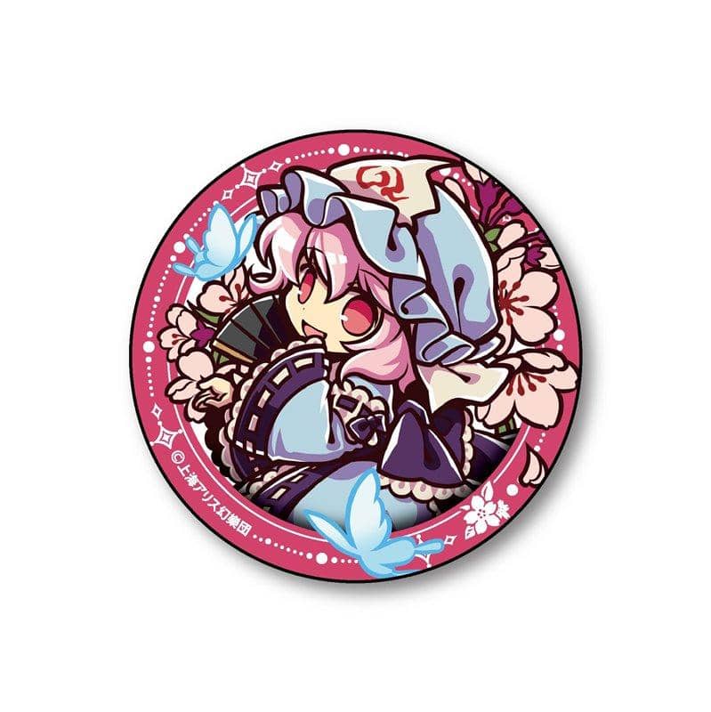 【新品】東方Project とびだすたいる！BIG缶バッジ Part.4(西行寺幽々子) / アクアマリン 発売日:2017年12月31日