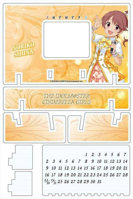 [New] The Idolmaster Cinderella Girls Acrylic Calendar Noriko Shiina / Seasonal Plants Scheduled to arrive: Around March 2018