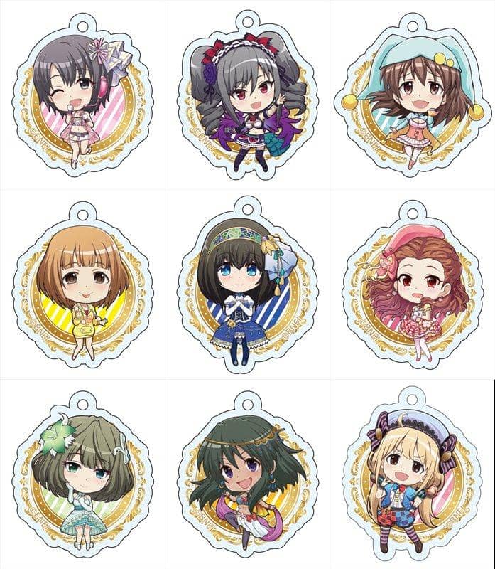 【新品】アイドルマスター シンデレラガールズ ぷちちょこアクリルキーホルダー 1BOX / シーズナルプランツ 発売日:2018年10月頃