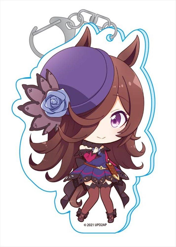 【新品】ウマ娘 ぷちちょこアクリルキーホルダー【ライスシャワー】 / シーズナルプランツ 発売日:2021年11月頃