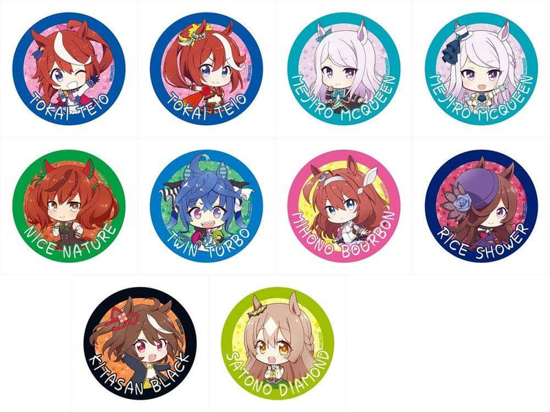 【新品】ウマ娘 ぷちちょこトレーディング缶バッジ 1BOX / シーズナルプランツ 発売日:2021年11月頃