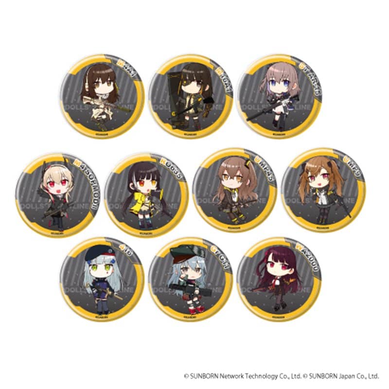 【新品】缶バッジ「ドールズフロントライン」01/ブラインド(全10種) 1BOX / A3 発売日:2020年08月頃