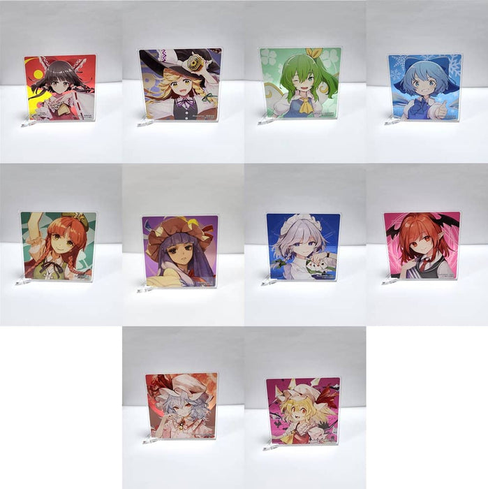 [New] Touhou Project Mini Square Plate Collection 1BOX / Charama Release Date: Around March 2024