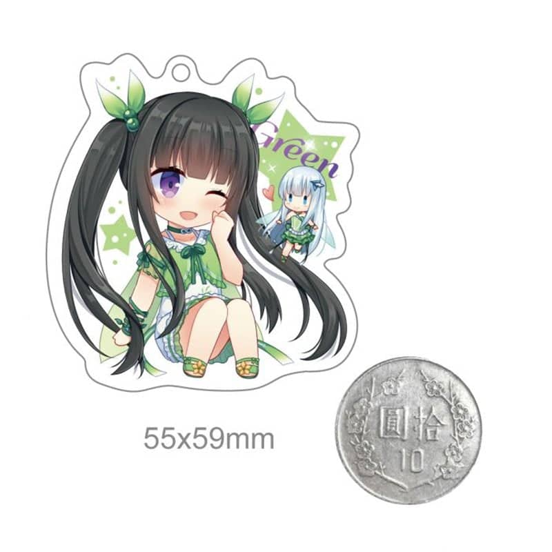 【新品】小穹デフォルメアクリルキーホルダー-グリーン / 希萌創意有限公司 発売日:2018年04月10日