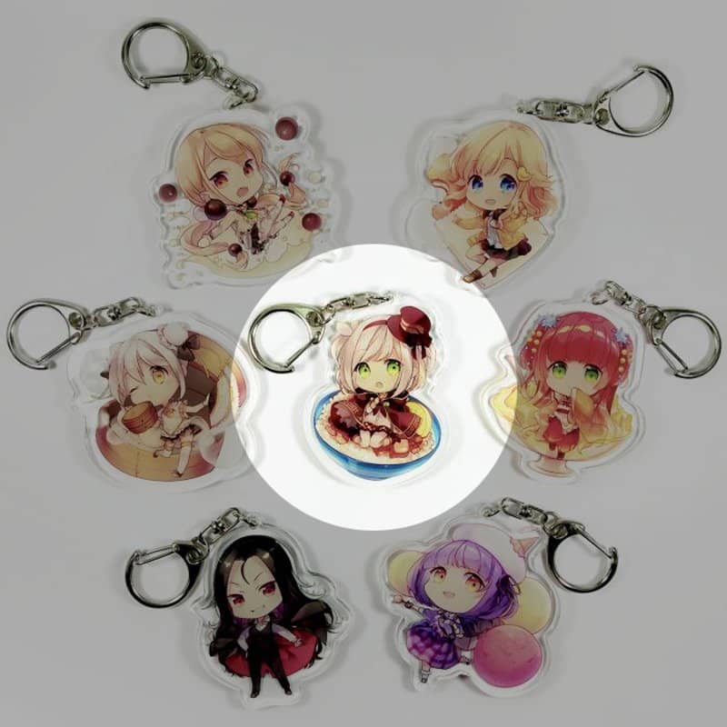 [New Product] Edible Girl Acrylic Keychain Lulu / Ximeng Creative Co., Ltd. Release Date: January 31, 2019