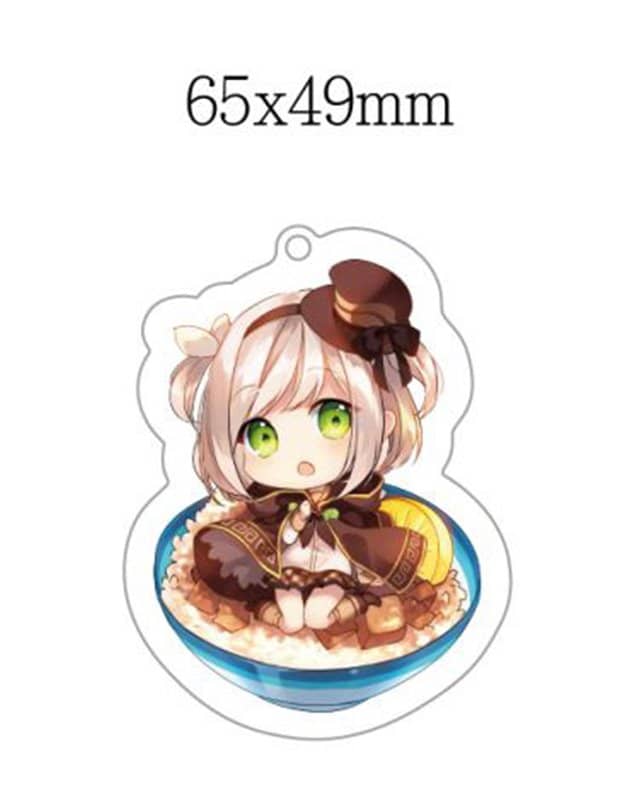 [New Product] Edible Girl Acrylic Keychain Lulu / Ximeng Creative Co., Ltd. Release Date: January 31, 2019