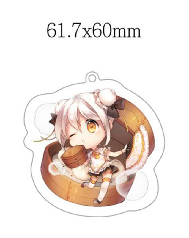 【新品】食用系少女　アクリルキーホルダー　シャオロン / 希萌創意有限公司 発売日:2019年01月31日