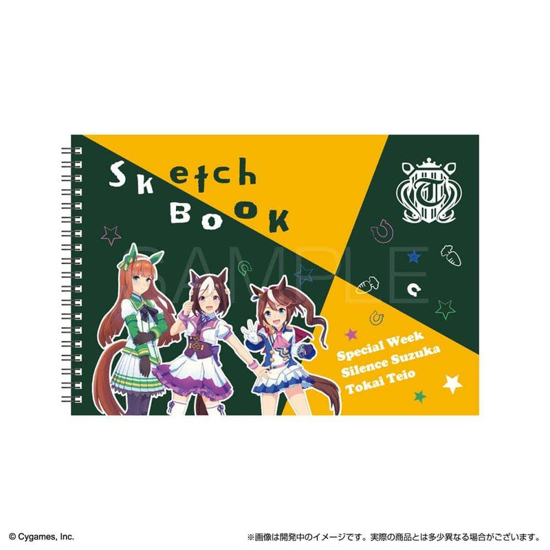 【New Product】Sketchbook B5 Uma Musume Pretty Derby Silence Suzuka, Special Week, Tokai Teio / Sunstar Stationery Release Date: Around February 2022