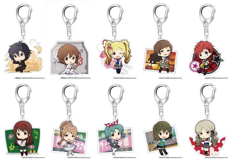 【新品】アイドルマスター ミリオンライブ! 壓克力流行鑰匙圈 偶像學園 1BOX / amiami 發售日:2018年08月左右