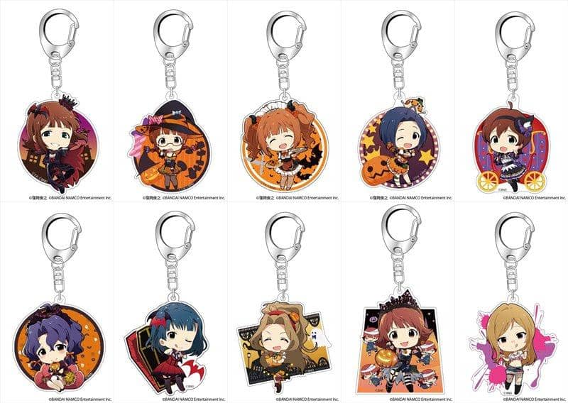 【新品】アイドルマスター ミリオンライブ！ アクリルポップキーホルダー ハロウィン 1BOX / amiami 発売日:2018年10月頃