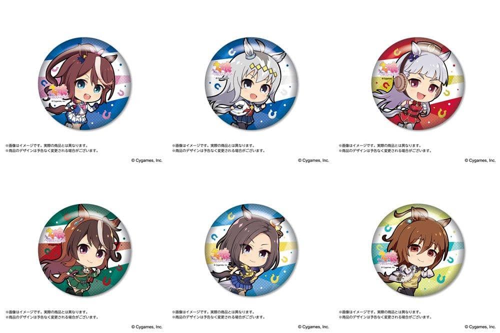 新品】ウマ娘プリティーダービーキャラぷち缶バッジ6パック入りBOX