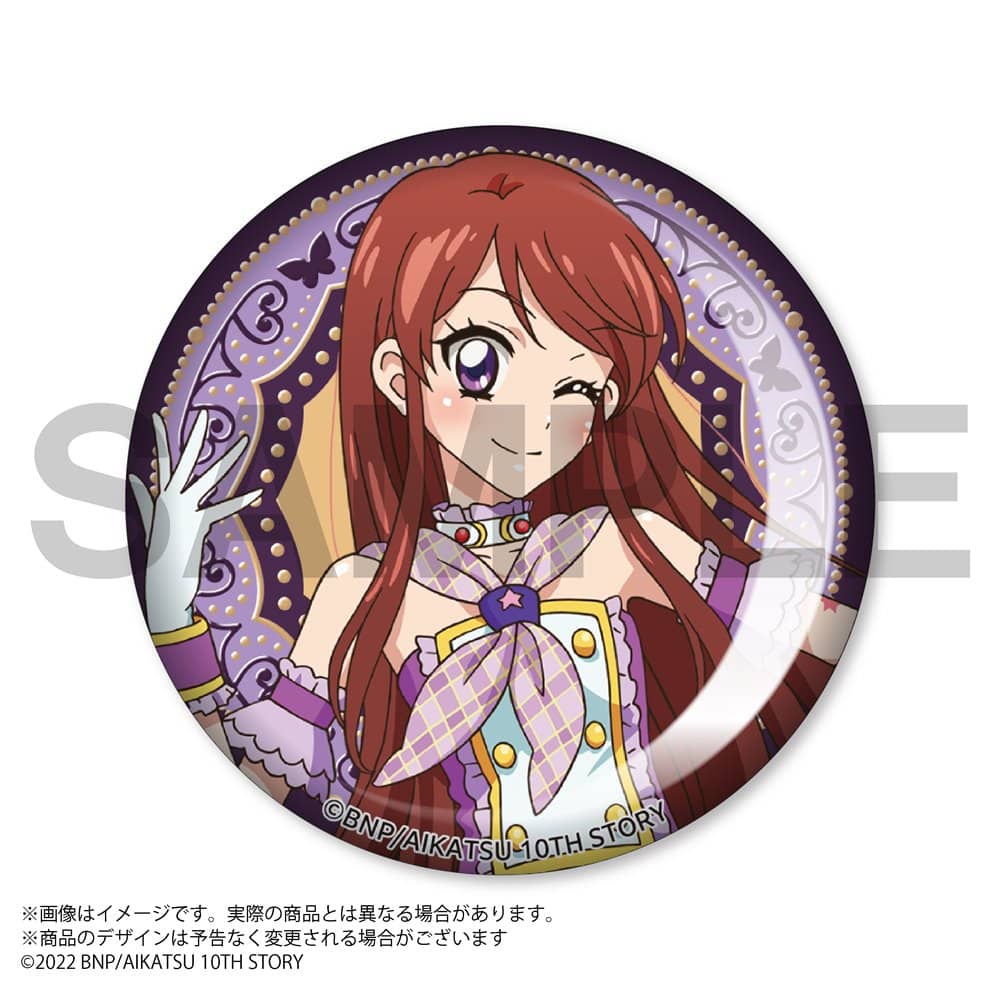 新品】『アイカツ！』 ジュエリー缶バッジ 紫吹蘭 / あみあみ 発売日