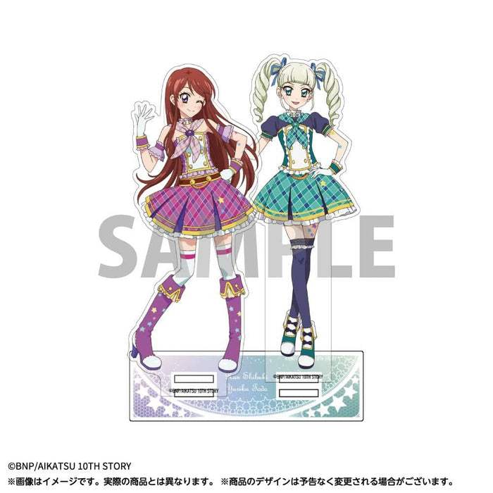 [New] "Aikatsu! ] Pair acrylic stand 2 Ran Shibuki & Yurika Todo / AmiAmi Release date: around February 2023