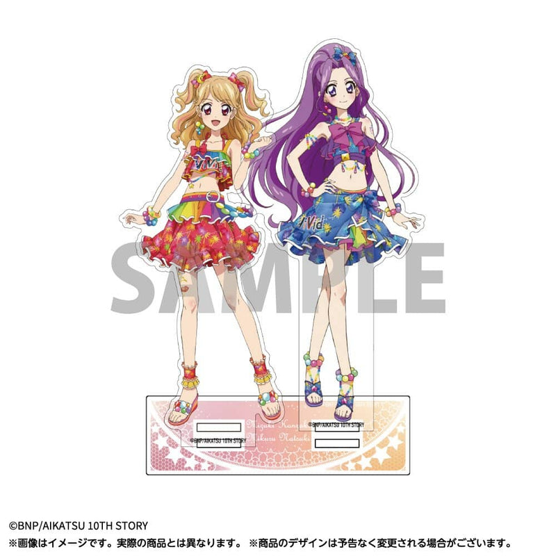 [新项目]“Aikatsu！一对亚克力支架。4 Mizuki Kanzaki &amp; Mikuru Natsuki / AmiAmi 发售日期：2023 年 2 月左右