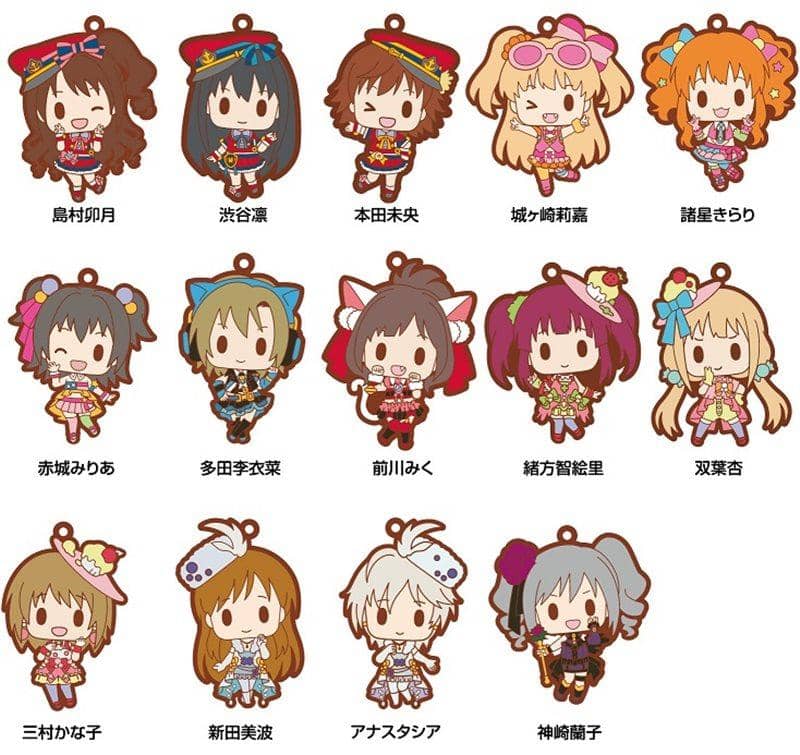 [New Product] The Idolmaster Cinderella Girls Rubber Strap 1BOX / Ensky Expected Arrival: Around May 2016