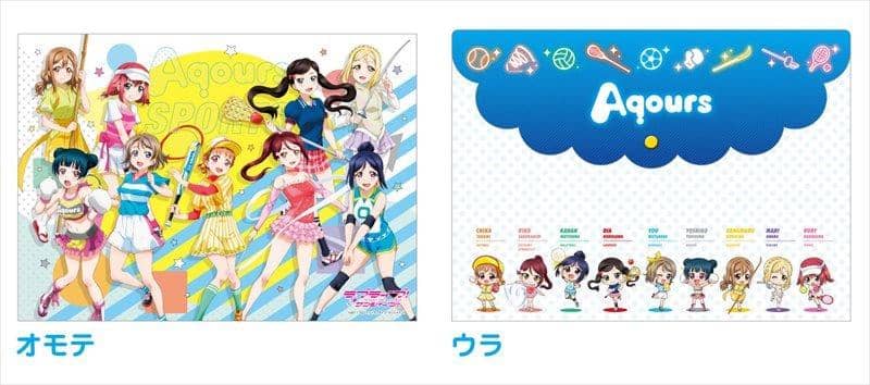 [New] Love Live! Sunshine !! A4 size clear file with lid Aqours SPORTS / Ensky Release date: Around December 2018