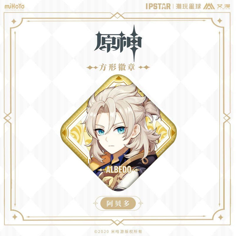 【新品】原神 コラボカフェ バッジ アルベド / MOEHOT