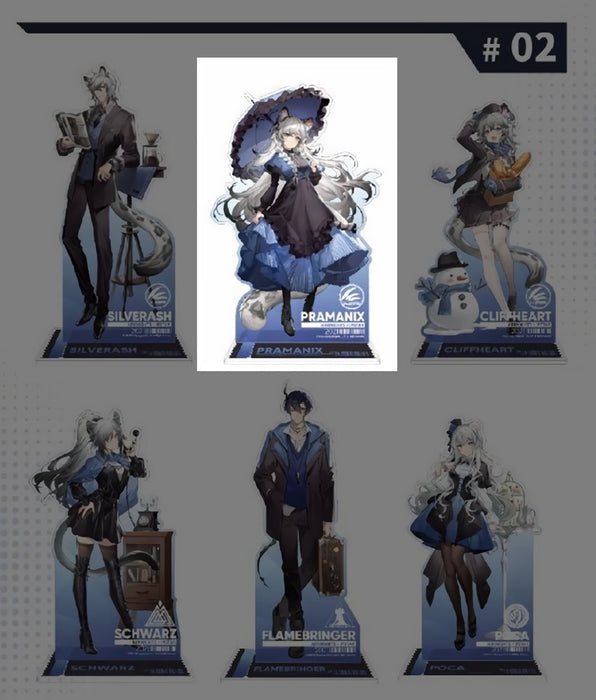 [Imported goods] Arknights collaboration cafe winter series acrylic stand Acrylic stand Plamanics / MOEHOT