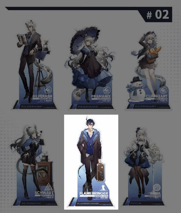 [Imported goods] Arknights collaboration cafe winter series acrylic stand Enkaku / MOEHOT