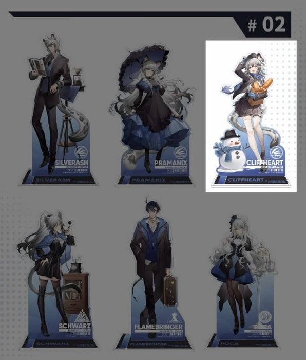 [Imported goods] Arknights collaboration cafe winter series acrylic stand Cliff Heart / MOEHOT