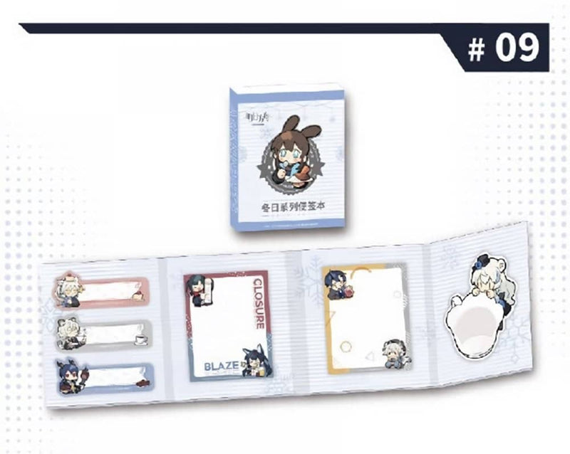 【新品】アークナイツ コラボカフェ 冬シリーズ メモ帳 / MOEHOT