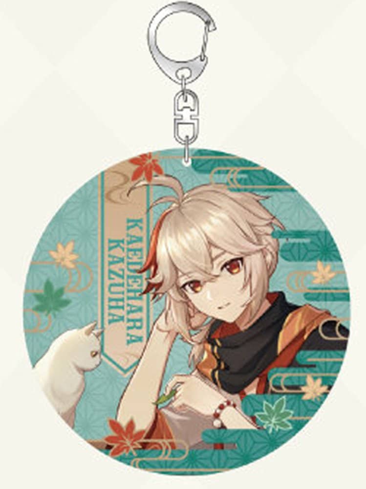[New] Genshin Impact Collaboration Cafe Acrylic Keyholder Kaedehara Kazuha / IPSTAR潮玩星球